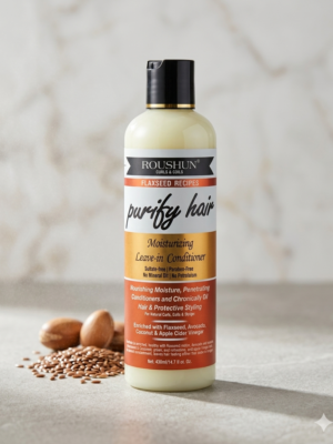 Roushun Graines de lin – Définition Boucles (Après-Shampoing)