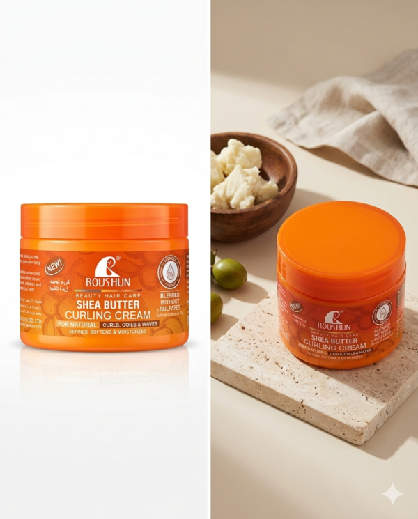Roushun Crème Définissante Boucles Cheveux Naturels
