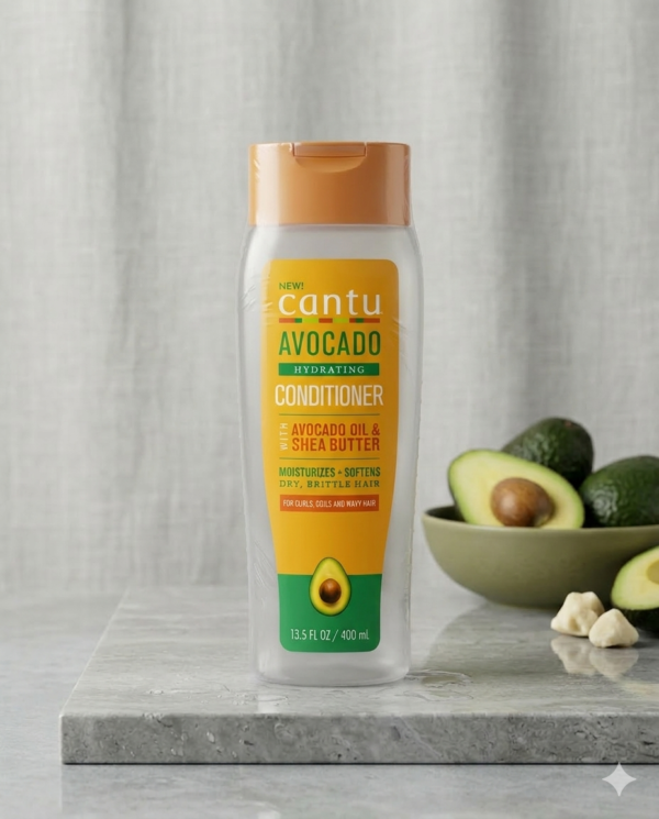 Cantu Avocado – Après-Shampoing Hydratant à l’Avocat 400 ml